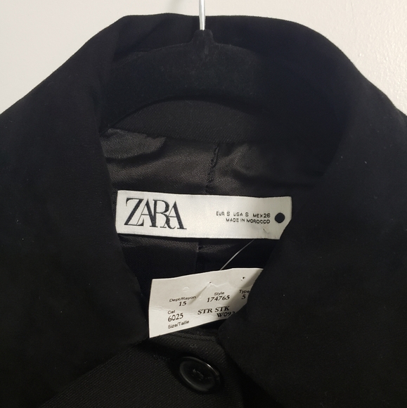 ZARA Black Bomber Jacket - Picture 13 of 15